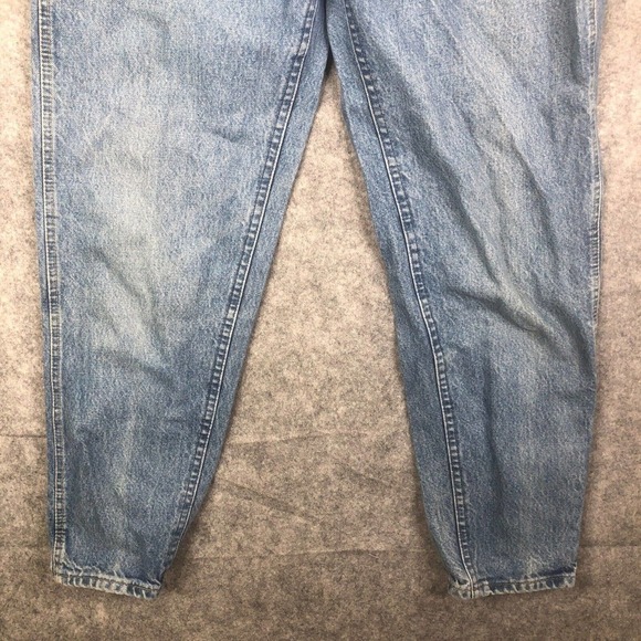 Vintage Lee Jeans Womens 9 Medium Blue High Waist 80s 90s USA Made Mom Denim - Picture 3 of 11